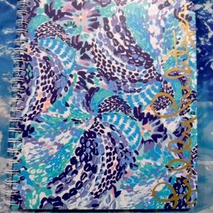 LILLY PULITZER LARGE NOTEBOOK - WAVE AFTER WAVE